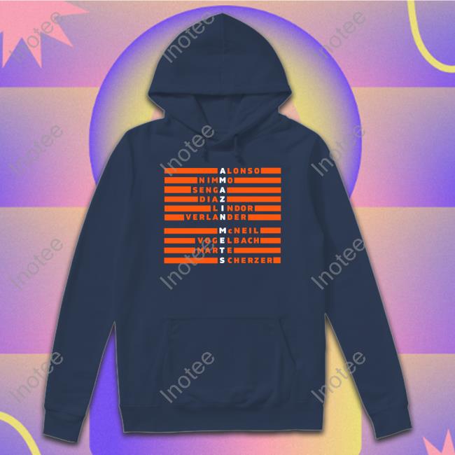 Geny Mets Report Amazin Mets Alonso Nimmo Senga Diaz Lindor Verlander Mcneil Vogelbach Marte Scherzer Tee Shirt