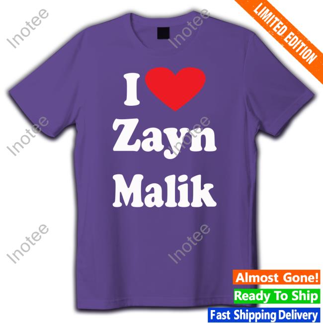 Alez Fireinside I Love Zayn Malik Long Sleeve Tee Alezyn12