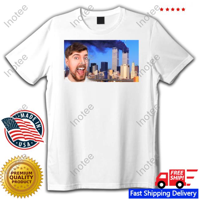 Cassterisk Mrbeast The Video Ends When The Towers Fall Hoodie