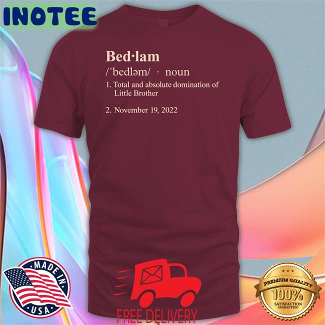 Barstool Sports Merch Bedlam Definition Tee Barstool U Bedlam Definition Tee Shirt