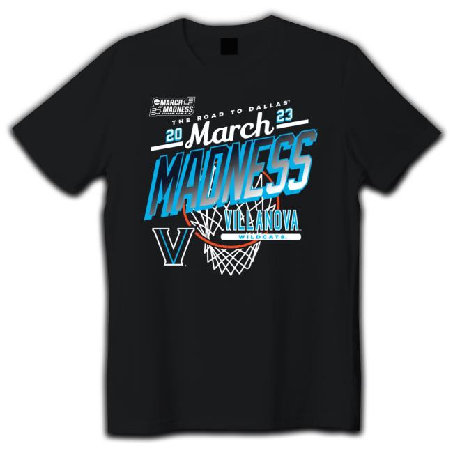 Villanova Wildcats Women's Basketball 2023 March Madness Navy Shirt