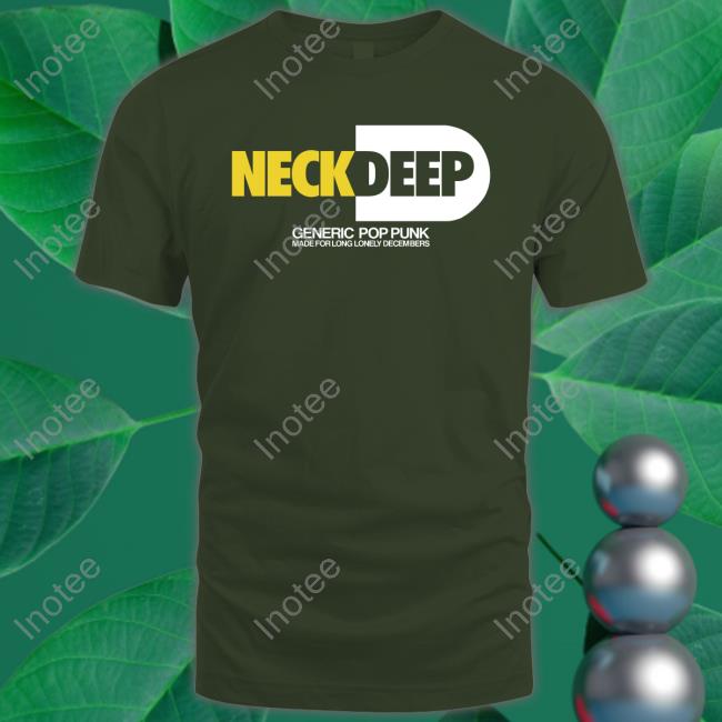 Neck Deep Store Neckdeep Generic Pop Punk Long Sleeve Tee