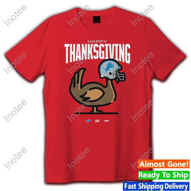 Gobble Detroit Lions Happy Thanksgiving Shirt Detroit Lions Happy Thanksgiving T Shirt