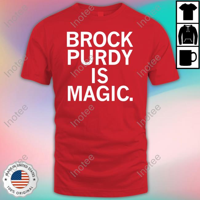 Raygun Merch Brock Purdy Is Magic Long Sleeve Tee