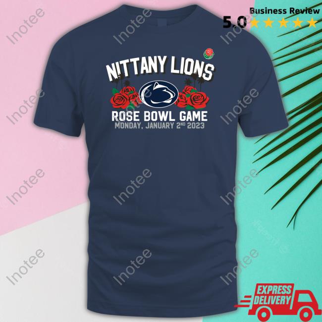 Penn State Nittany Lions Fanatics Branded 2023 Rose Bowl Gameday Stadium Shirts