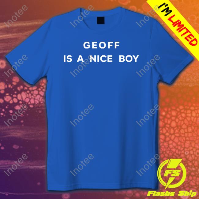 Waterparks Merch Geoff Is A Nice Boy Sweatshirt