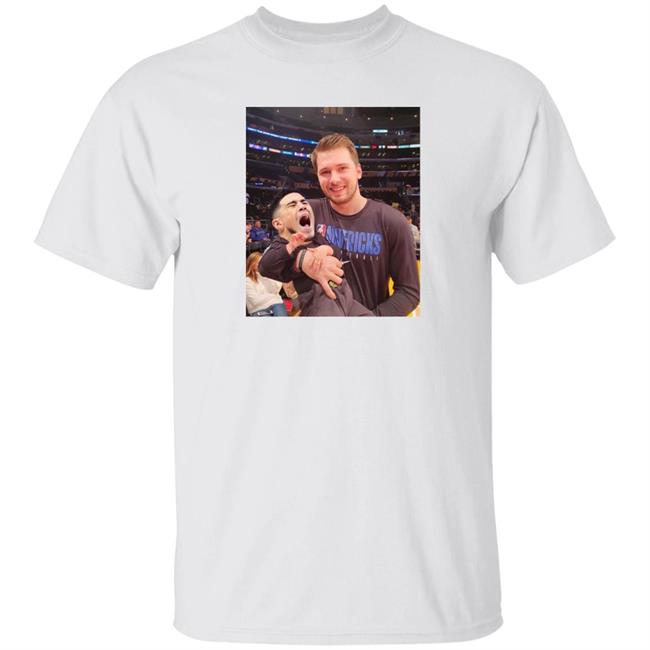 Juju Luka Doncic Carrys Devin Booker Baby Shirt Nocontextees Luka Doncic Carrying Devin Booker Crying Baby Picture Tee Shirt
