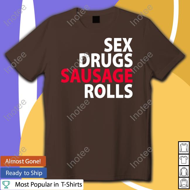 Musician Kenny Mcintosh Wearing Sex Drugs Sausage Rolls Tee Shirt Daily Record