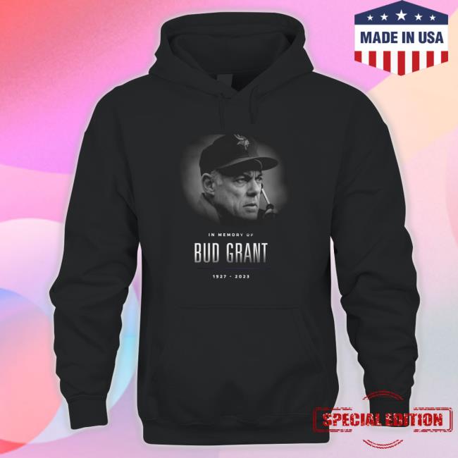 Bud Grant Coach Legendary Vikings 1927 2023 Memory Signatures Crewneck Sweatshirt