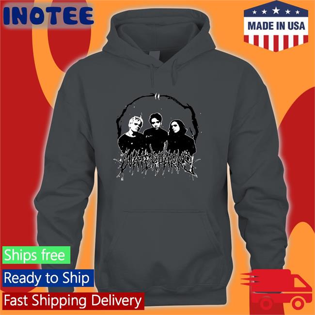 Waterparks Heavy Metal Logo Boyfriend Fit Girls Hoodie