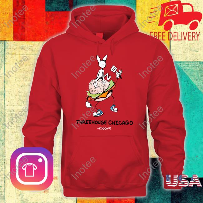 Threehouse Chicago Kodone Burger Bunny Tee