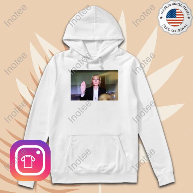 Justin Theroux Wearing Kate Moss Make A Statement By Video Call With Judge In Fairfax T Shirt