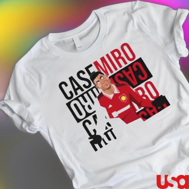 Official Casemiro Typography Background Shirt