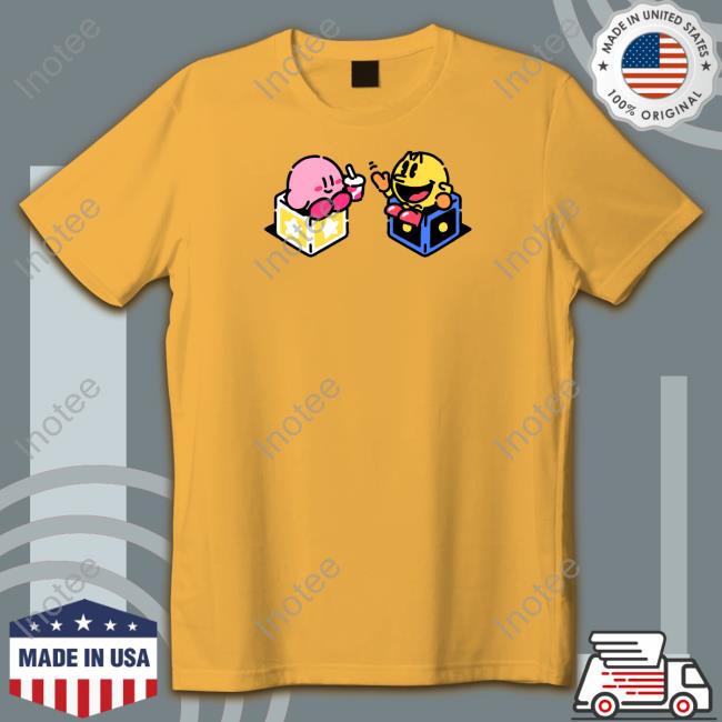 James Turner Round Friends Kirby And Pac-Man Shirt
