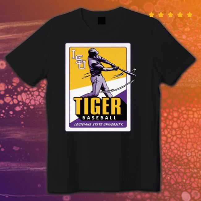 Lsu Baseball Card Pocket shirt