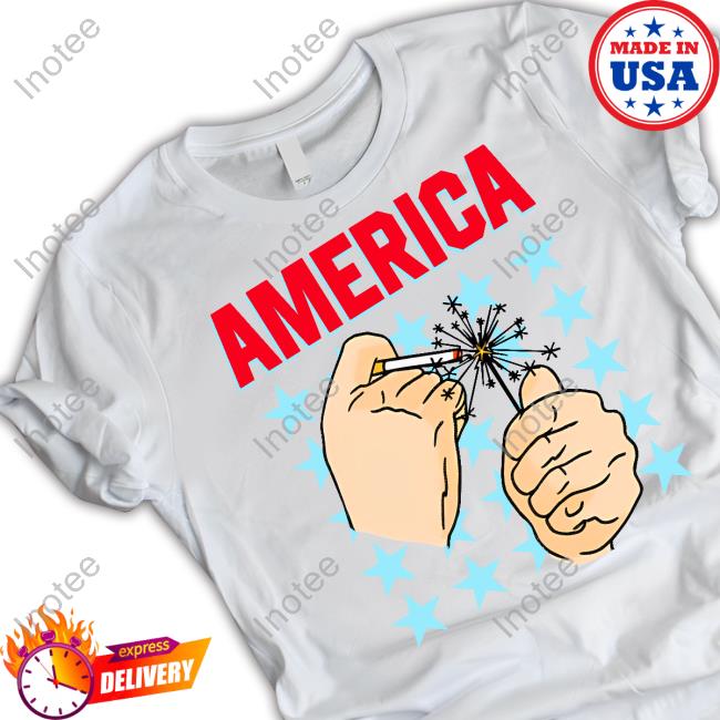 America Sparkler Tee Shirts