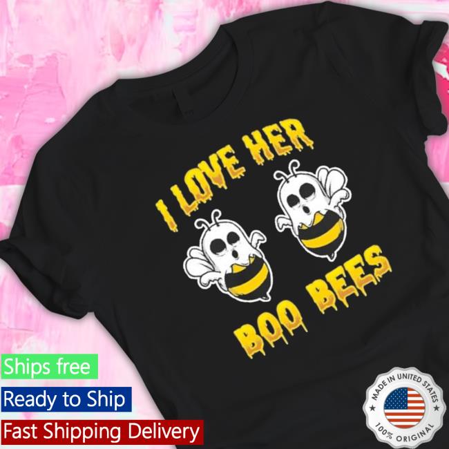 I Love Her Boo Bees Halloween T-Shirt