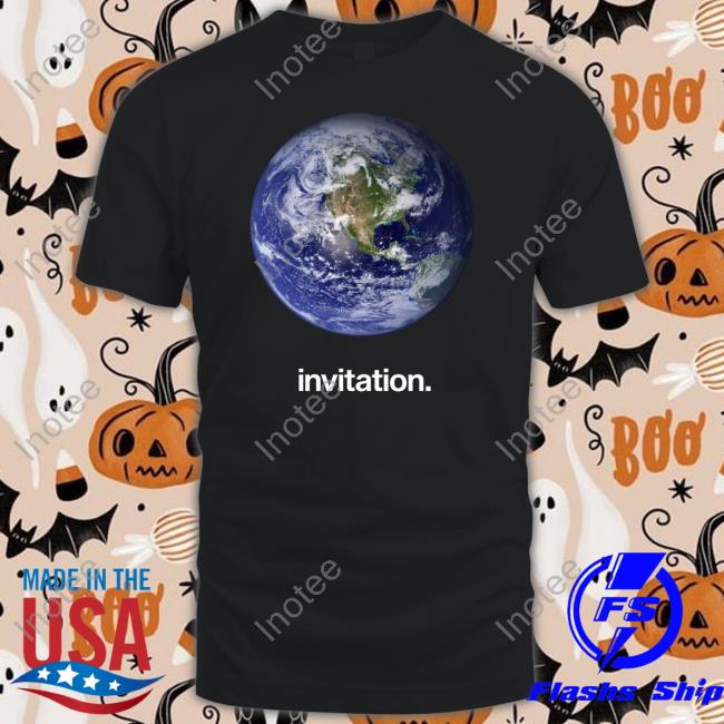 Sebastian Vettel The Earth Invitation Unisex T Shirt Formula 1