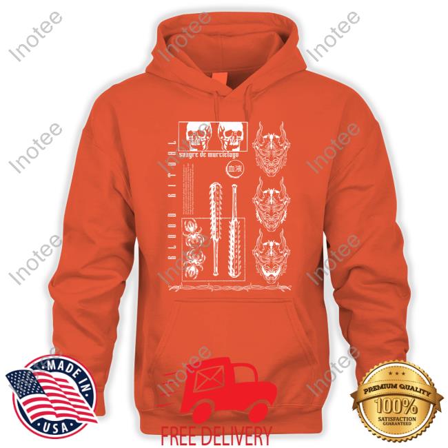 Trappy-Chan Wearing Blood Ritual T Shirt Sdm Blood Ritual Sweatshirt
