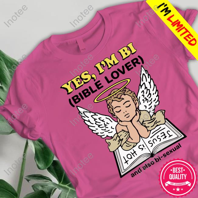 Thegoodshirts Merch Yes, I'm Bi Bible Lover Tee