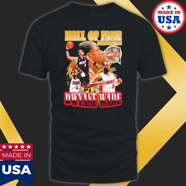 Hall Of Fame Class Of 2023 Basketball Dwyane Wade Signature Shirt