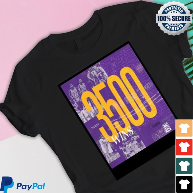 Los Angeles Laker 3500 Wins shirt
