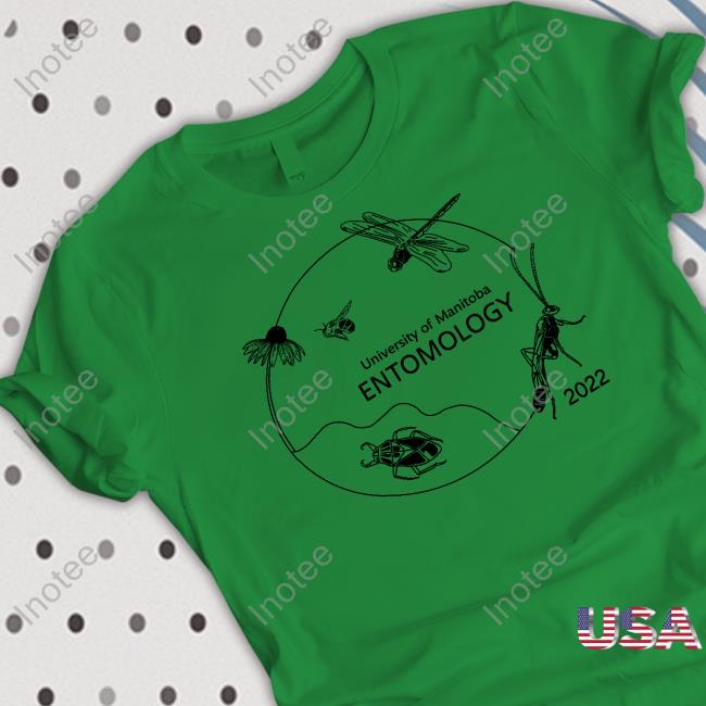 University Of Manitoba Entomology 2022 Tee Shirt Bri Bugs