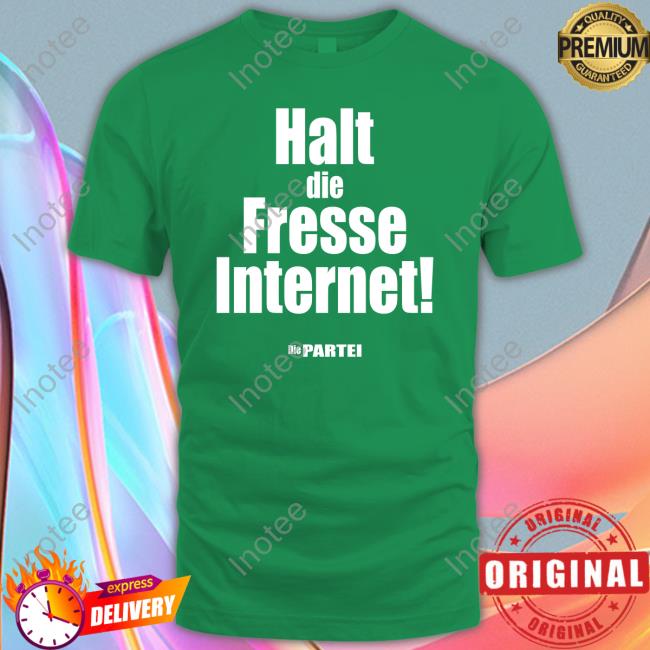 Parteibedarf Merch Halt Die Fresse Internet Die Partei Hoodie Sweatshirt