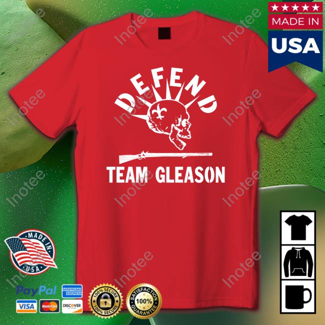 Drew Brees Wearing Defend Team Gleason Tee Shirt