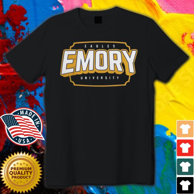 Emory University Contrast Ss Yoke Shirt