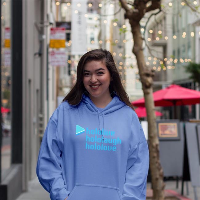 Hololive Hololaugh Hololove Hoodie White