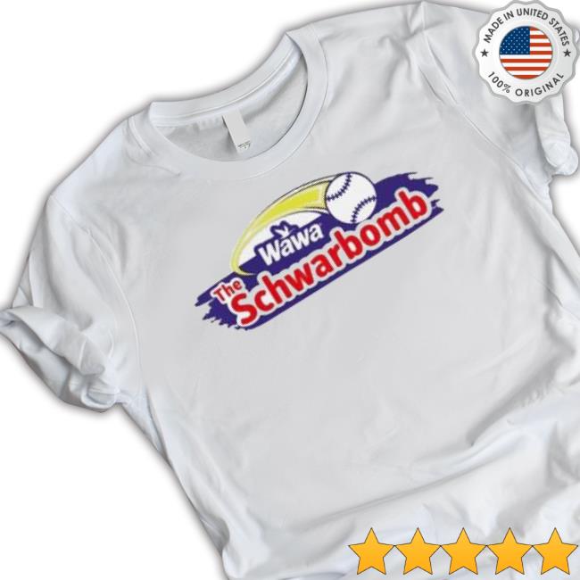 Kyle Schwarber Wearing Wawa The Schwarbomb Shirt