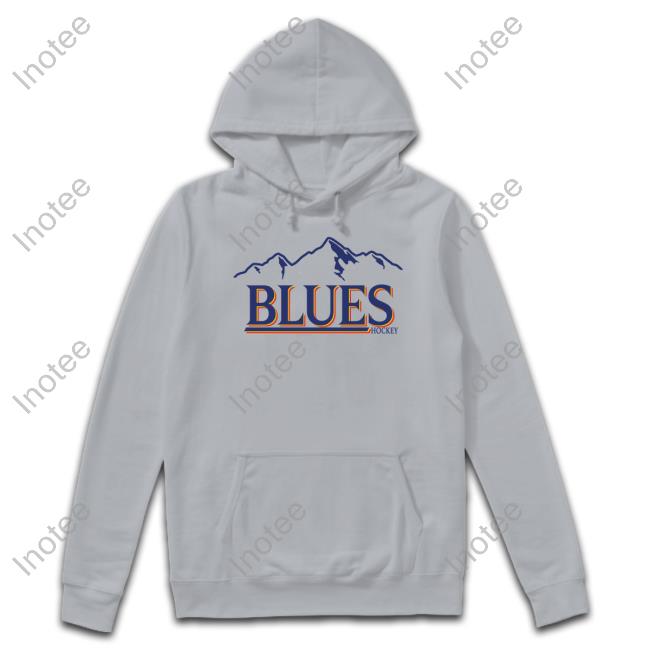 Blues Hockey Sweatshirt Blues Buzz Store Blues Hockey Long Sleeve Tee Shirt Blues Buzz Store