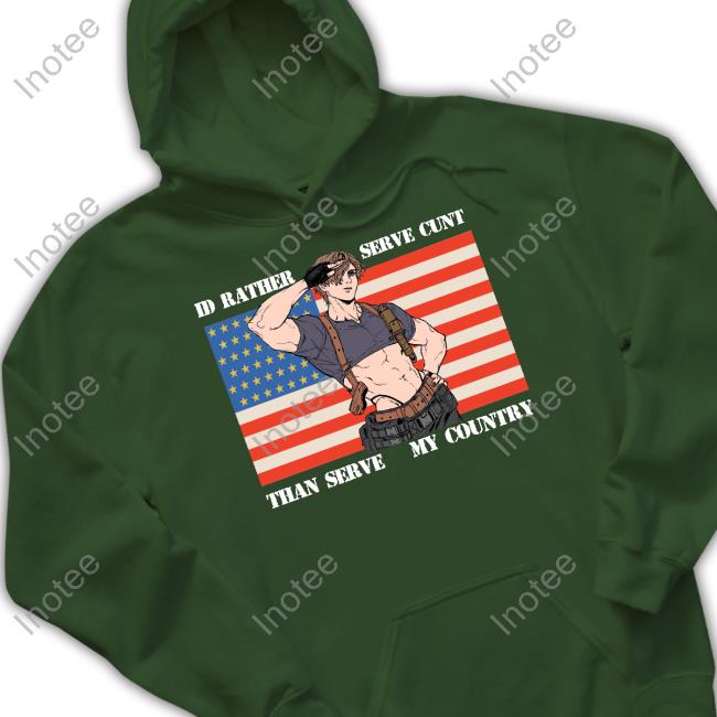 Makarakaja I'd Rather Serve Cunt Than Serve My Country Leon Kennedy T-Shirt