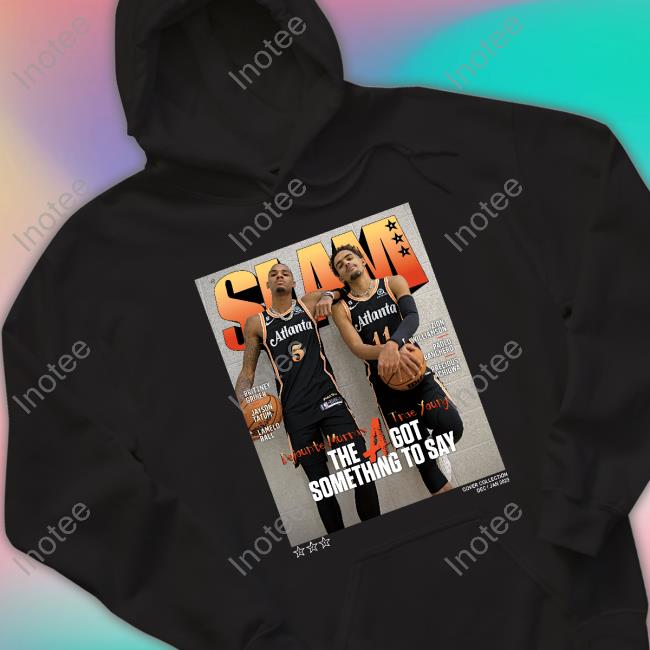 Atlanta Hawks Slam Cover Trae Young Dejounte Murray Tee
