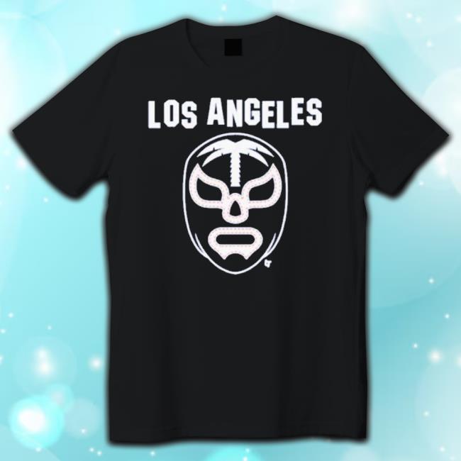 Official Los Angeles Baseball Lucha Mask Sweatshirt