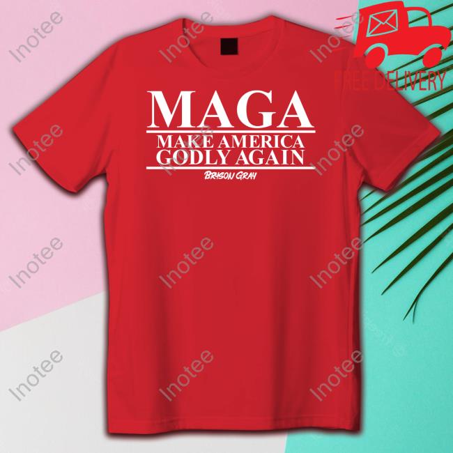 Ccg Bryson Maga Make America Godly Again Hoodie Bryson Gray