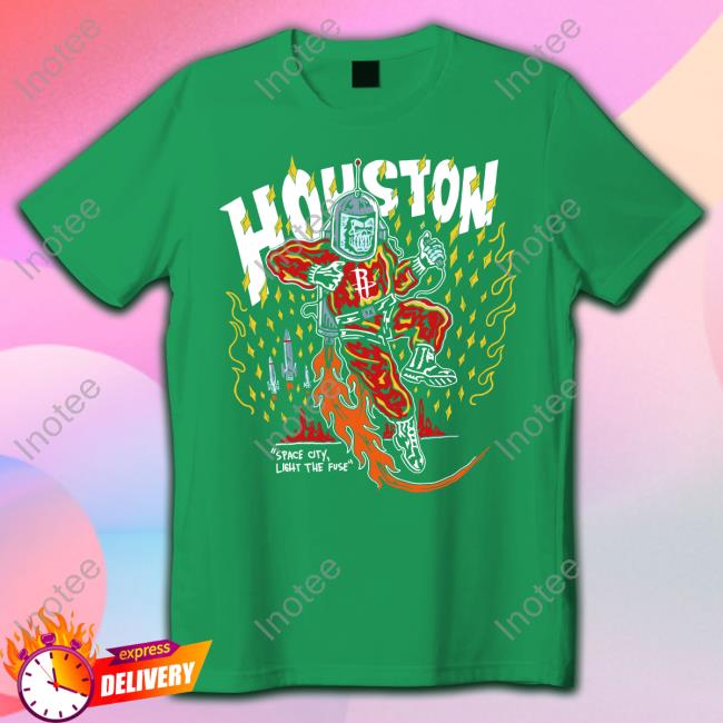 Optic Gaming Houston Rockets Space City Light The Fuse Tee Shirt Optic Houston Rockets Space City Light The Fuse T Shirt