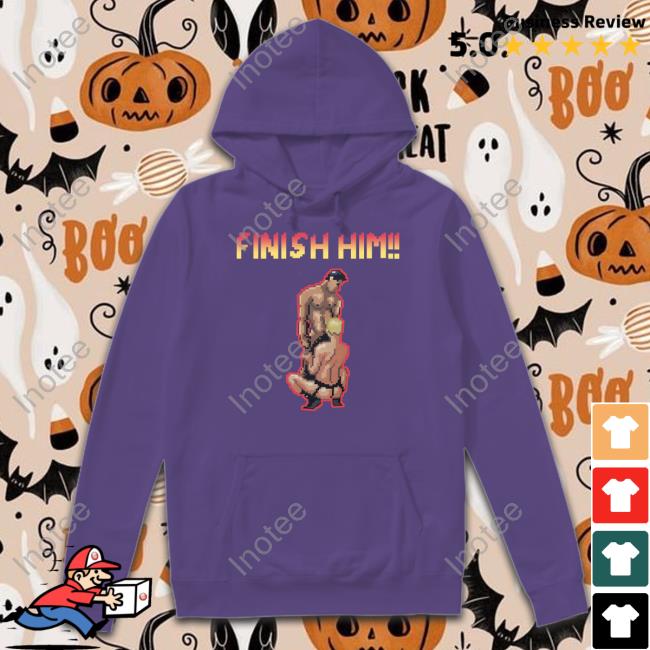 Finish Him Video Game Gaymer T Shirt