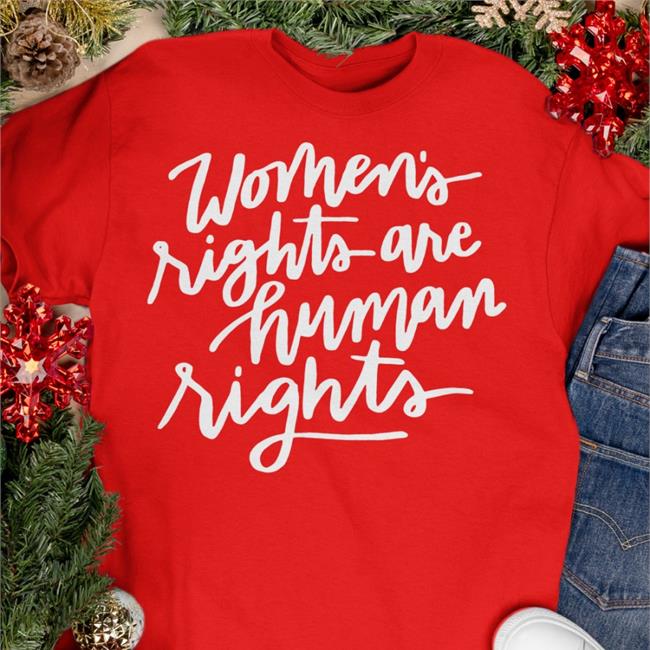 Women's Rights Are Human Rights Hoodie Sally Bergesen
