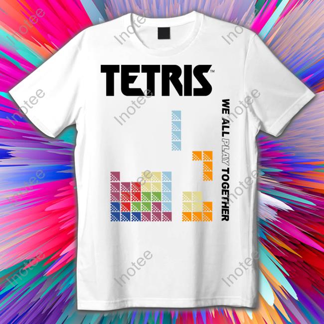 Wilburholdthing Tetris We All Play Together T Shirt