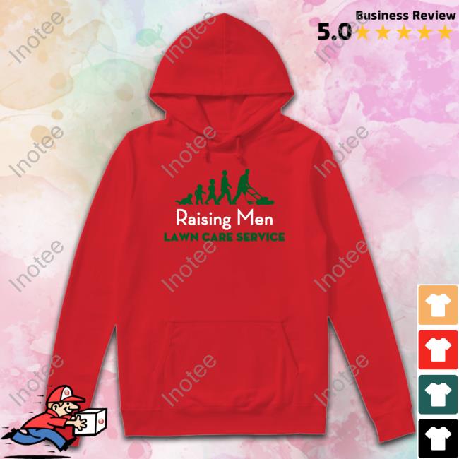 Raising Men Lawn Care Service Christmas Shirt Iamrodneysmith