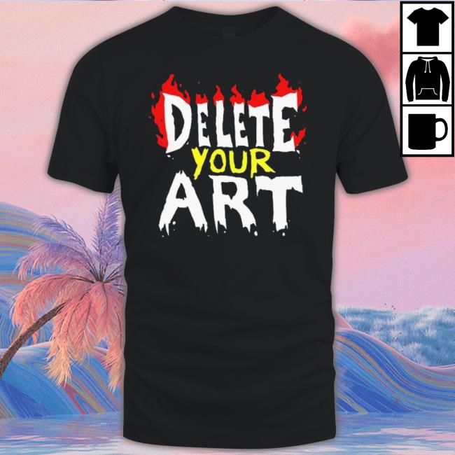 Drawfee Show Delete Your Art shirt