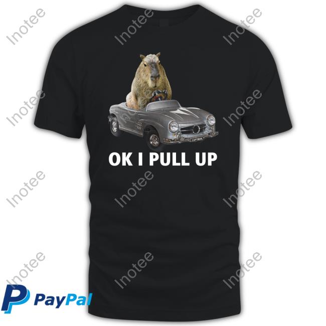 Capy Car Ok I Pull Up Funny T Shirt