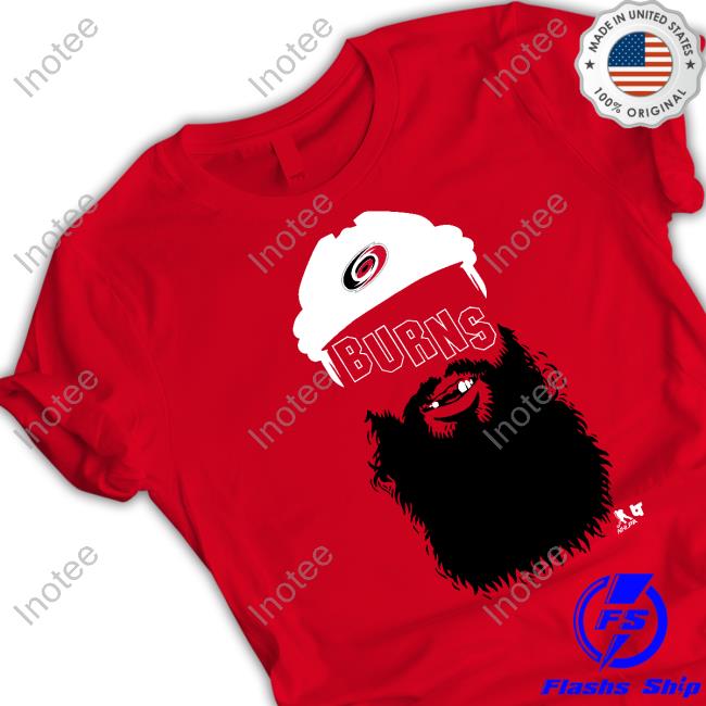 Breaking T Brent Burns Carolina Beard Hoodied Sweatshirt
