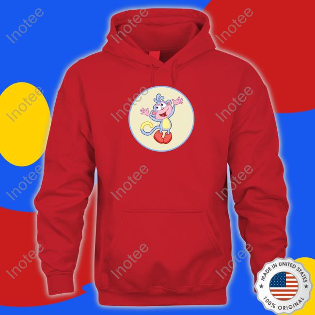 Myra Magdalen Wearing Boots The Monkey Bouncy Ball T-Shirt