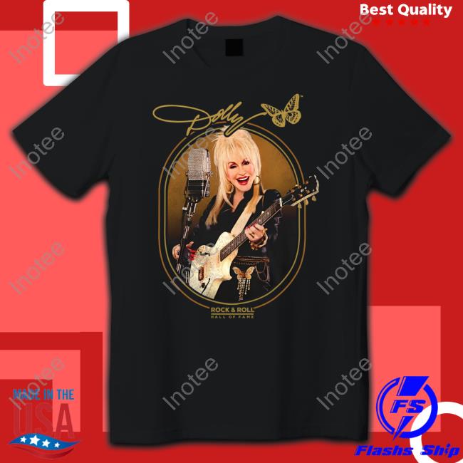 Dolly Parton Rock And Roll Hall Of Fame Long Sleeve Tee Shirt Dollyparton Store
