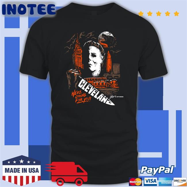 Cleveland Football Halloween T Shirt Gvartwork