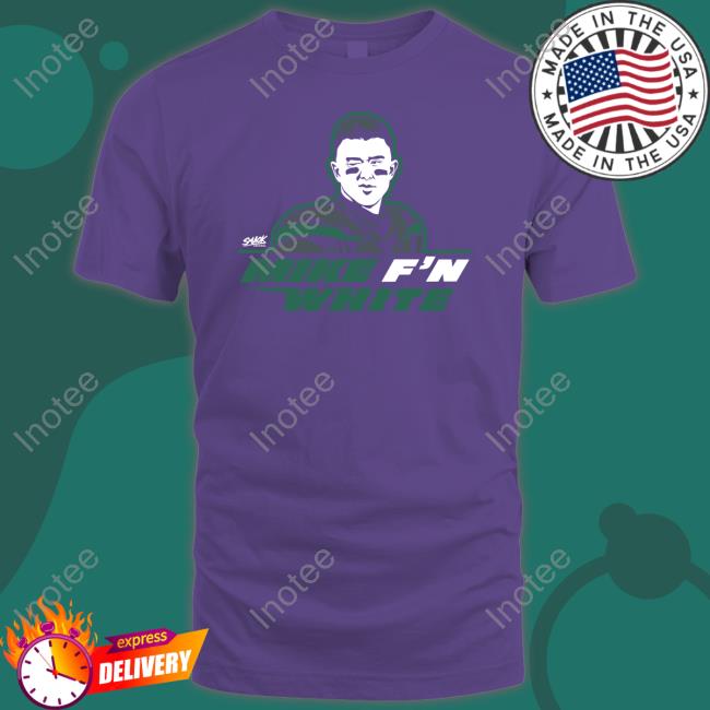 Mike F'n White Shirt New York Jets Players