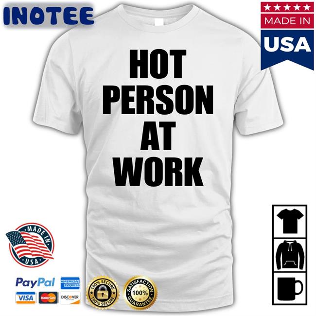 Ice Spice Wearing Hot Person At Work Shirt